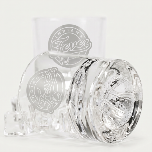 Fever Eye On The Ball Rocks Glass